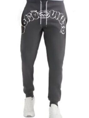 Brand New Authentic Ecko Unltd. Men's Script Joggers - Charcoal Grey Med. NWT